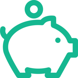 Piggy Bank Logo PNG Vector