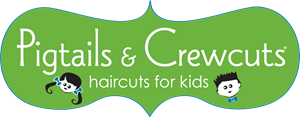 Pigtails and Crewcuts Logo PNG Vector