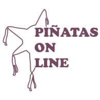 Piñatas on Line Logo PNG Vector