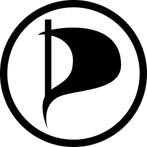 Pirate Party Logo PNG Vector