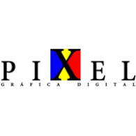 Pixel Gráfica Logo PNG Vector