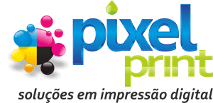 Pixel Print Logo PNG Vector