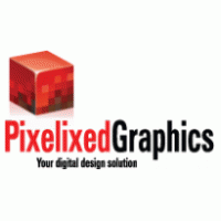 Pixelized Graphics Logo PNG Vector