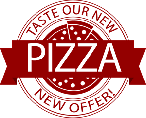 Pizza grunge stamp Logo PNG Vector