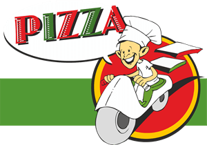 Pizza koerier Logo PNG Vector