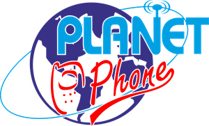 Planet Phone Logo PNG Vector