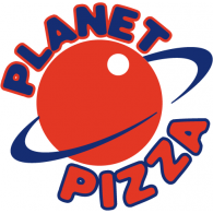 Planet Pizza Logo PNG Vector