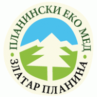 planinski eko med Logo Vector