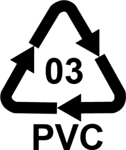 Plastic Recycle PVC 03 Polyvinyl Chloride Logo PNG Vector