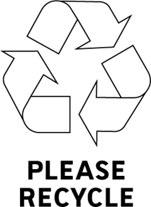 Please Recycle Logo PNG Vector