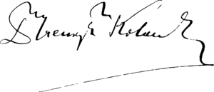 Podpis doktora Henryka Kotowskiego Logo PNG Vector
