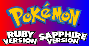 Pokemon Ruby Sapphire Logo PNG Vector