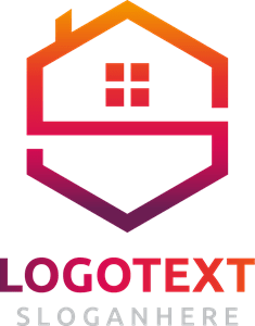 Polygonal house Logo Vector