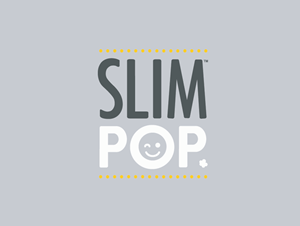 Popcorn Slim Pop Logo Vector