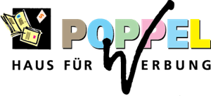 POPPEL Haus für Werbung Logo PNG Vector