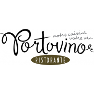 Portovino Ristorante Logo Vector