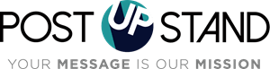 Post Up Stand Logo PNG Vector