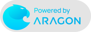 Powered by ARAGON Badge Logo PNG Vector