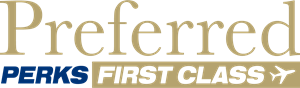 Preferred Perks First Class Logo Vector