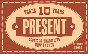 Present 10 years Logo PNG Vector