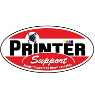 Printer Support Logo PNG Vector