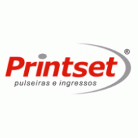 Printset Pulseiras e Ingressos Logo PNG Vector