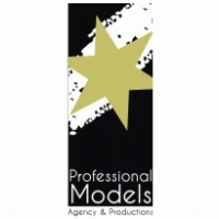 Professional Models Agency & Production Logo Vector