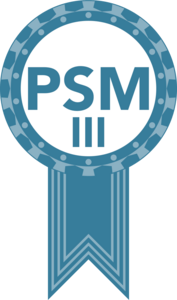 Professional Scrum Master III Logo PNG Vector