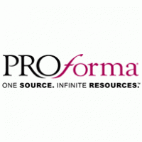 Proforma with tagline Logo Vector