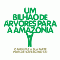 Programa Um Bilhão de Árvores para a Amazônia Logo PNG Vector