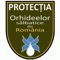 Protection of Romanian Wild Orchids Logo PNG Vector