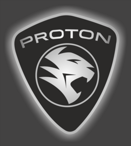Proton B&W Logo PNG Vector