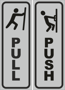 PULL PUSH Logo PNG Vector