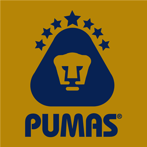 Pumas (dorado) Logo PNG Vector