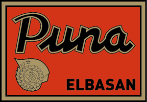Puna Elbasan (1950's) Logo PNG Vector
