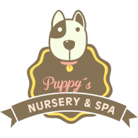 Puppy's Nursery & Spa Logo Vector
