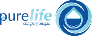 Pure Life Logo Vector