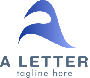 Purple A Letter Logo Vector