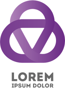 Purple abstract Logo Vector