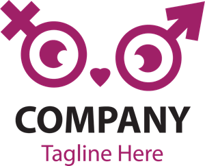 Purple Company Shape Logo PNG Vector