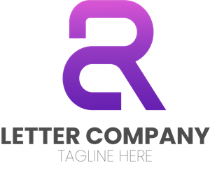Purple Letter R Logo Vector