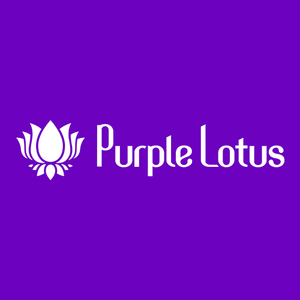 Purple lotus Logo PNG Vector