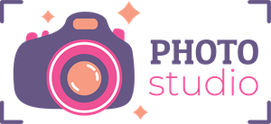 Purple photography Logo Vector