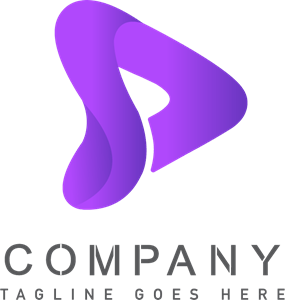 Purple Play Company Logo Vector