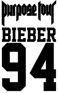 Purpose Tour Bieber 94 college Logo PNG Vector