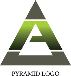Pyramid Design Logo PNG Vector