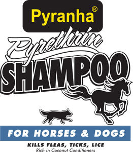 Pyranha Pyrethrin Shampoo For Horses & Dogs Logo PNG Vector