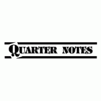 Quarter Notes Logo PNG Vector