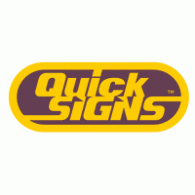 Quick Signs Logo PNG Vector