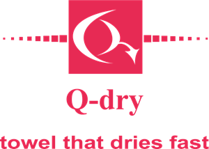 Q-dry towel that dries fast Logo Vector
